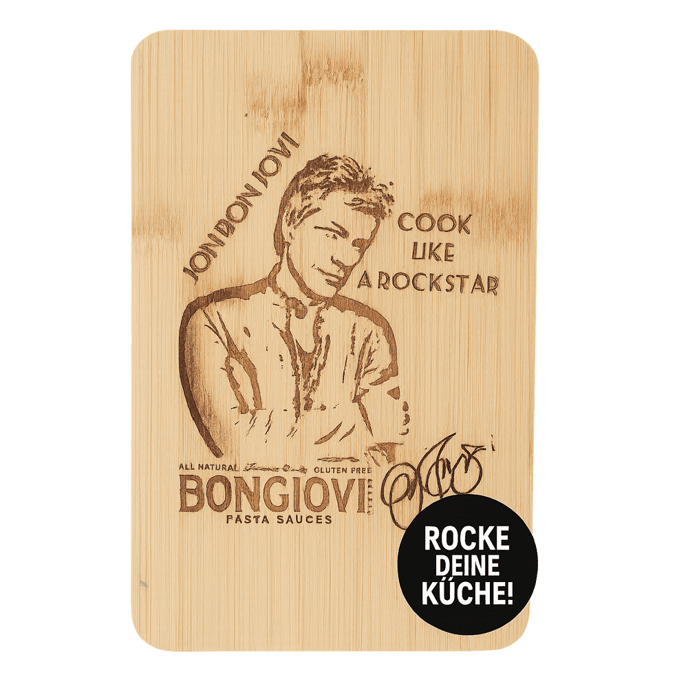 Jon Bon Jovi Wooden Cutting Board
