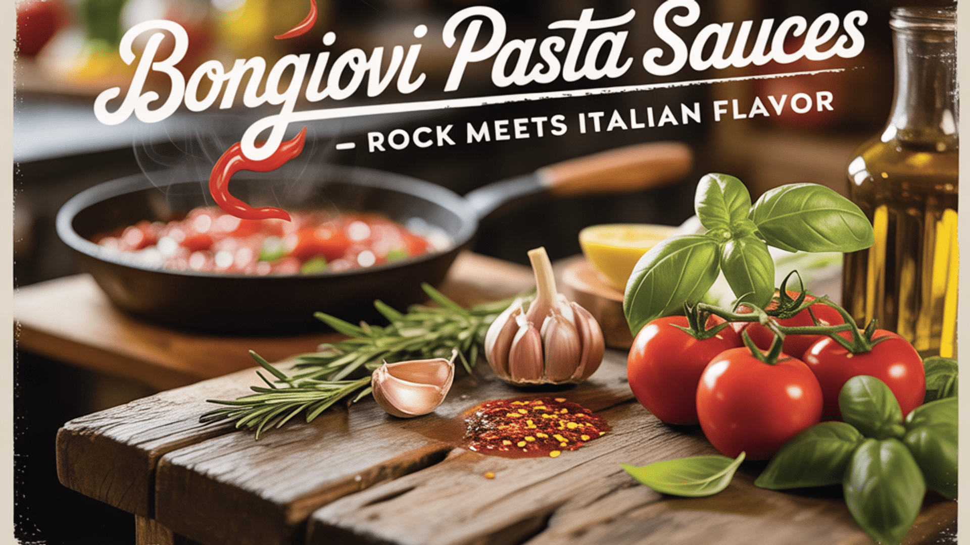 Sabor italiano con estilo rockero - Explora la creatividad culinaria