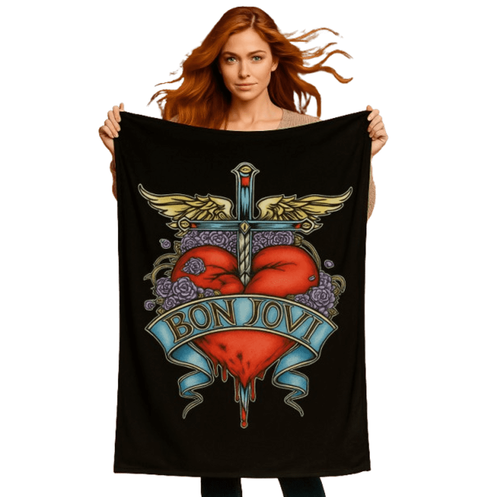 Jon Bon Jovi Kuscheldecke 80 x 120 cm