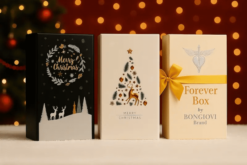 „Bongiovi X-Mas Box Family Edition – festliches Geschenkset mit mehreren Pastasaucen für Familien und Genießer.“