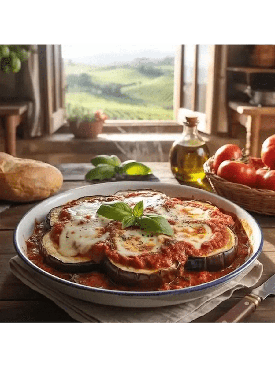 Auberginenauflauf mit Bongiovi Marinara Sauce