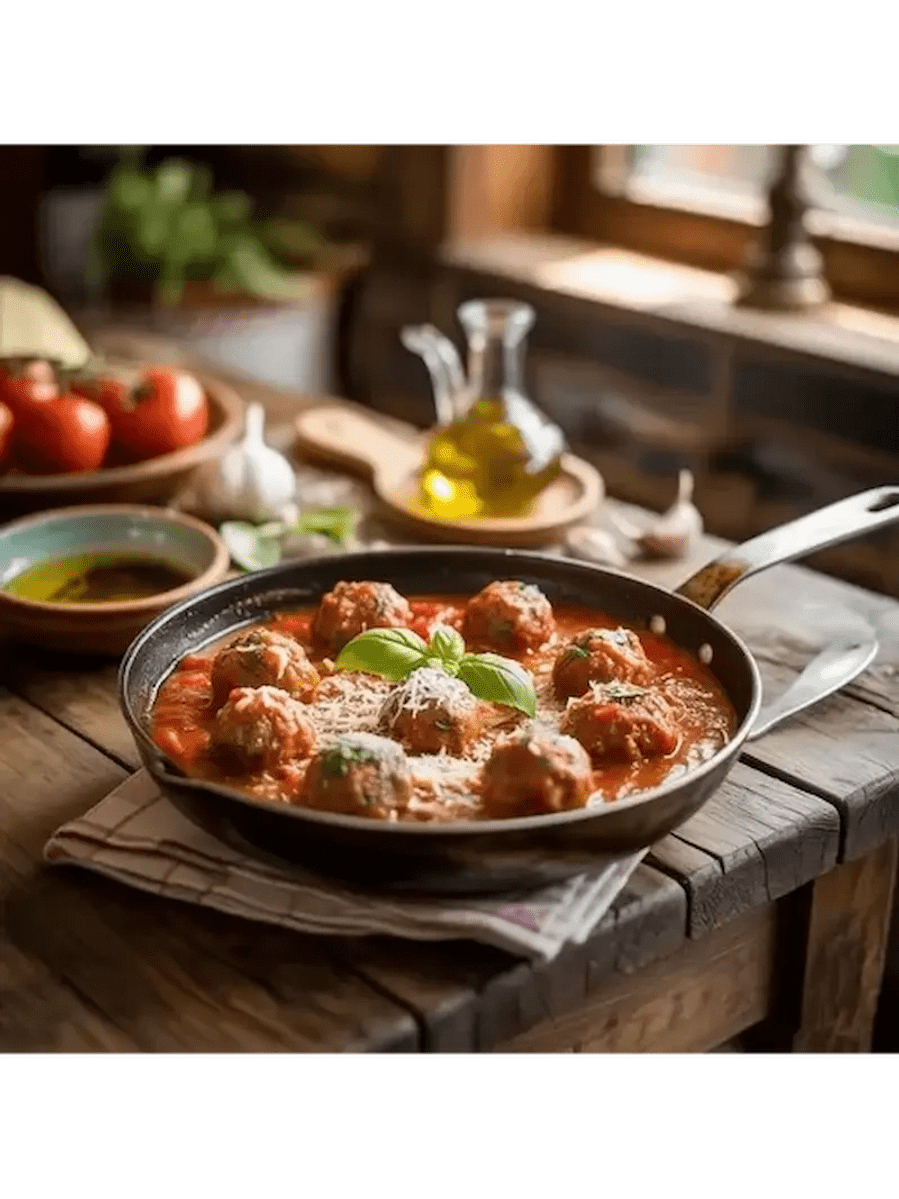 Italienische Meatballs mit Marinara Sauce