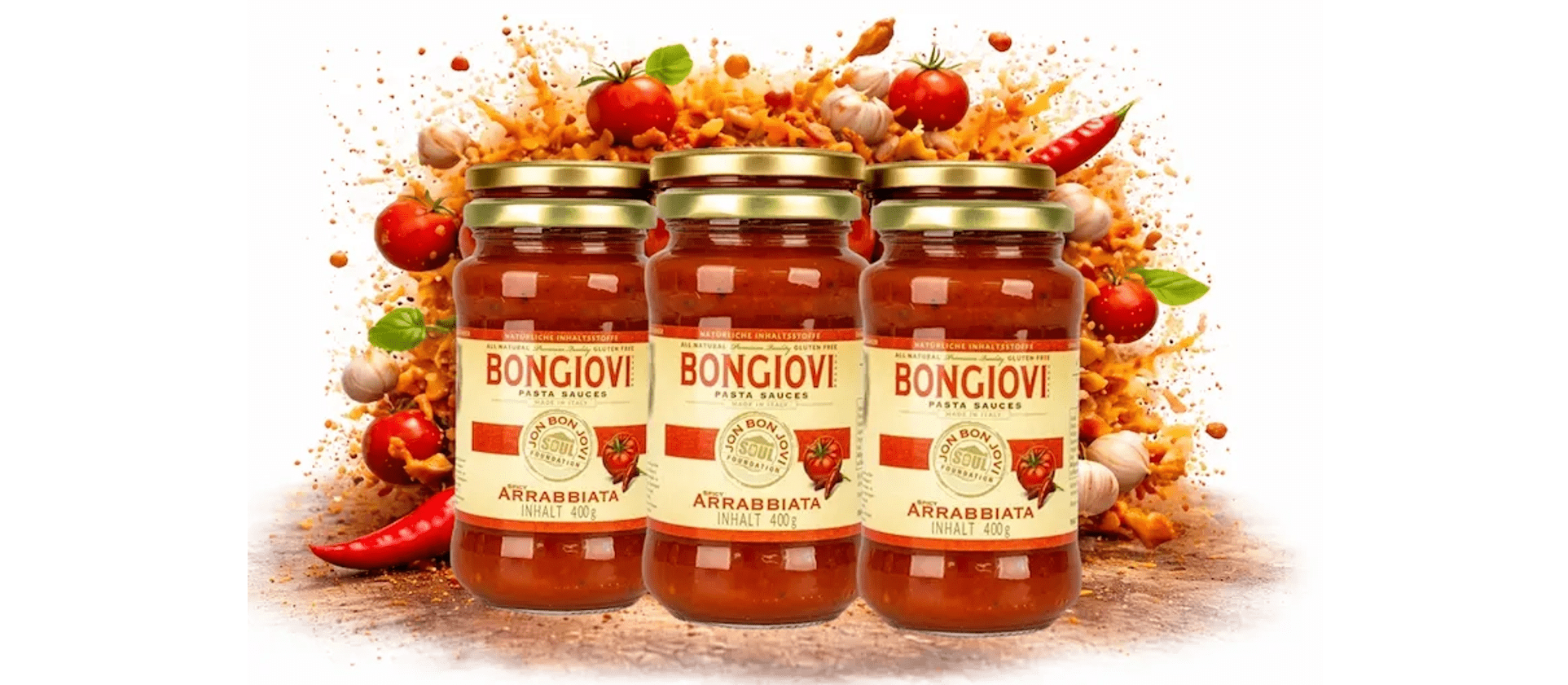 Bongiovi Brand Pastasaucen Arrabbiata
