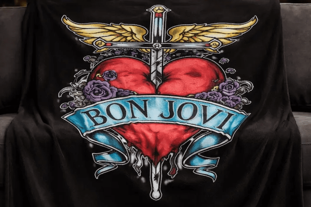 Jon Bon Jovi Kuscheldecke 150 × 200 cm Jon Bon Jovi Kuscheldecke 150 × 200 cm