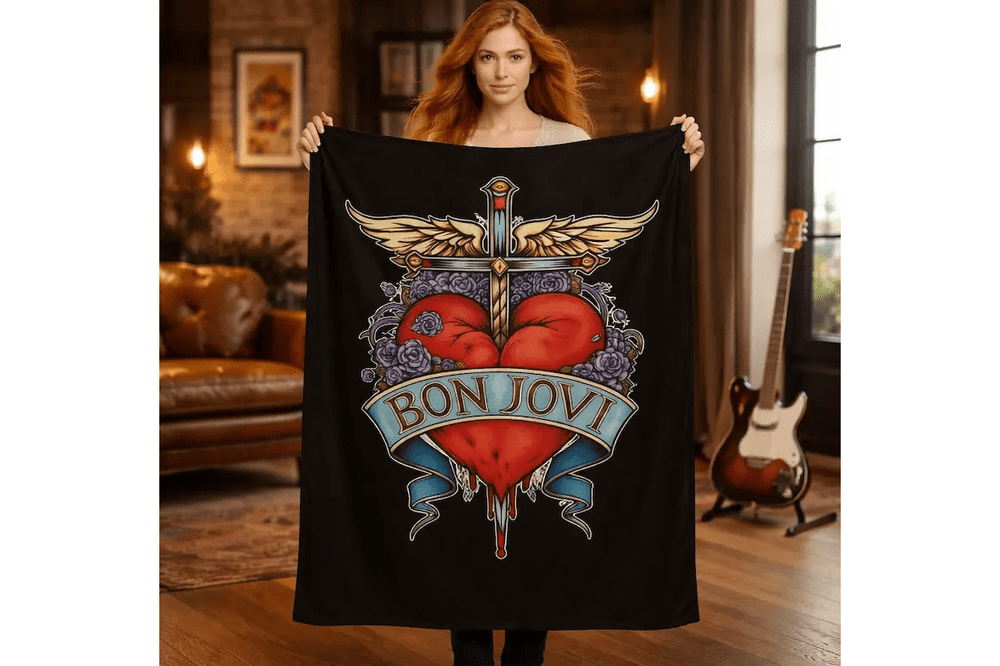 Manta Jon Bon Jovi 80 × 120 cm