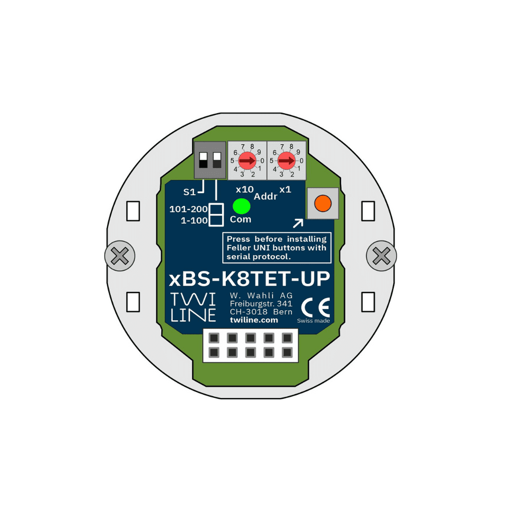 Coupleur 8 canaux EDIZIOdue SF xBS-K8TET-UPSF