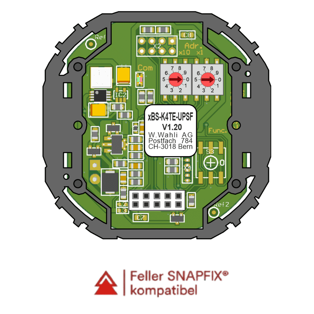 Coupleur 4 canaux EDIZIOdue SF xBS-K4TE-UPSF