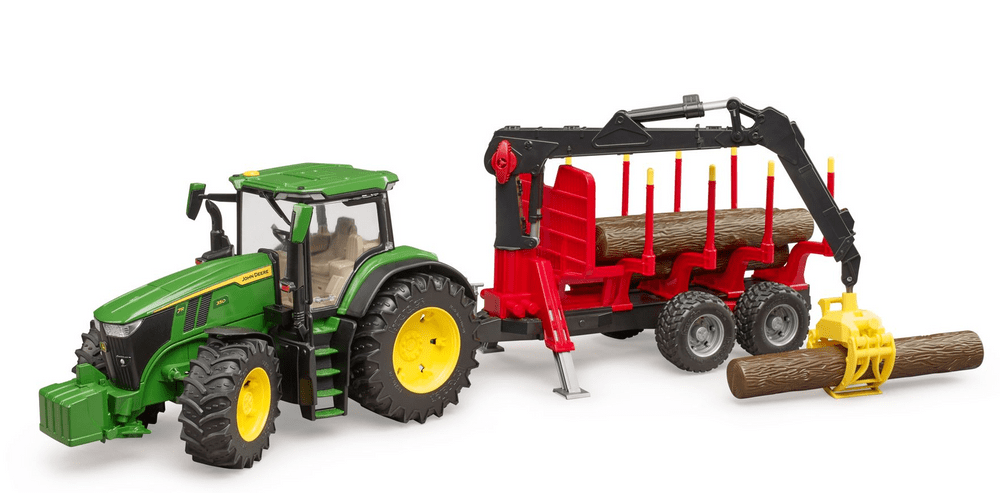 IGRAČA JD TRAKTOR 7R 350 + GOZD. PRIKOLICA [MCB009829000]