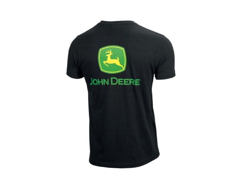 MAJICA JOHN DEERE ČRNA LOGO JD ZADAJ [XXL] [MCS300200087]