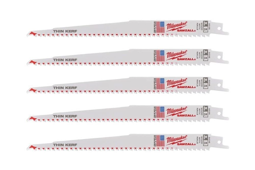 KOMPLET REZIL ZA REZANJE SAWZALL B. 230X5T MILWAUKEE (5 DELNI)
