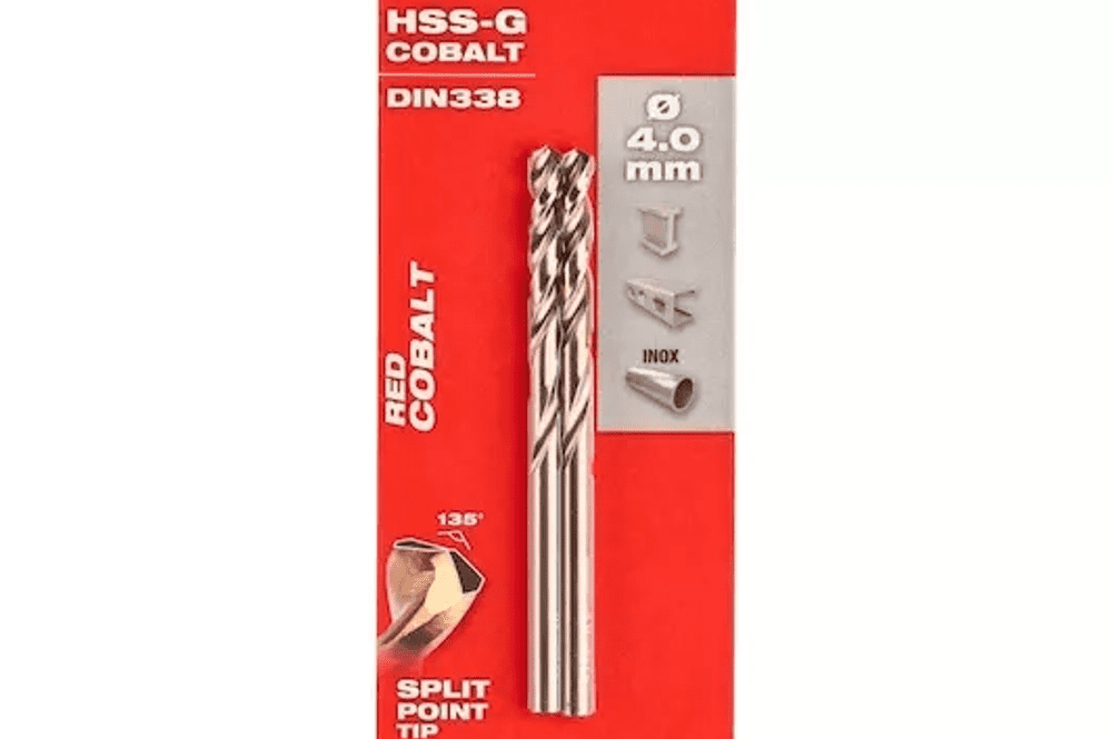 SVEDER ZA KOVINO HSS-CO D338 4,0MM MILWUAKEE (2.KOM)