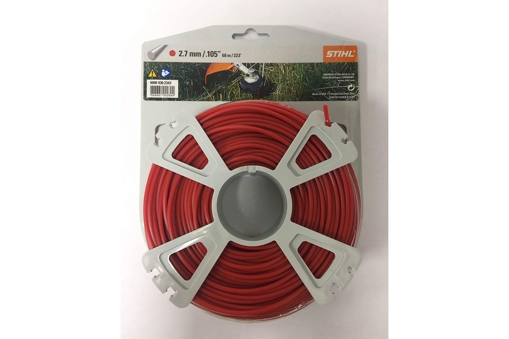 NITKA KOSILNA STIHL OKROGLA  2,7MMX65M RDEČA 