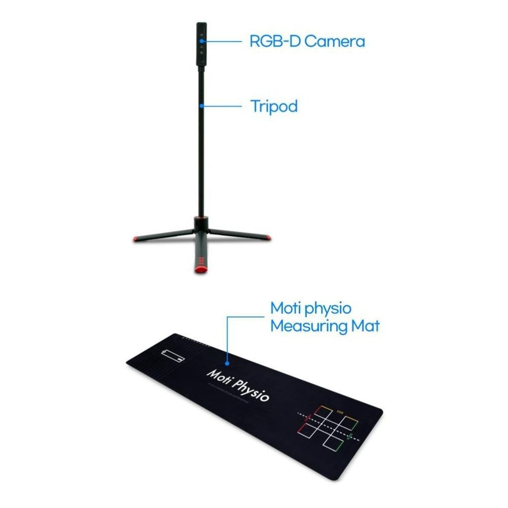 Moti Physio – mat, tripod and camera for 3D posture analysis