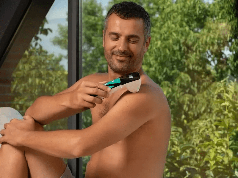 Uporaba ultrazvočne naprave Powersonic na rami