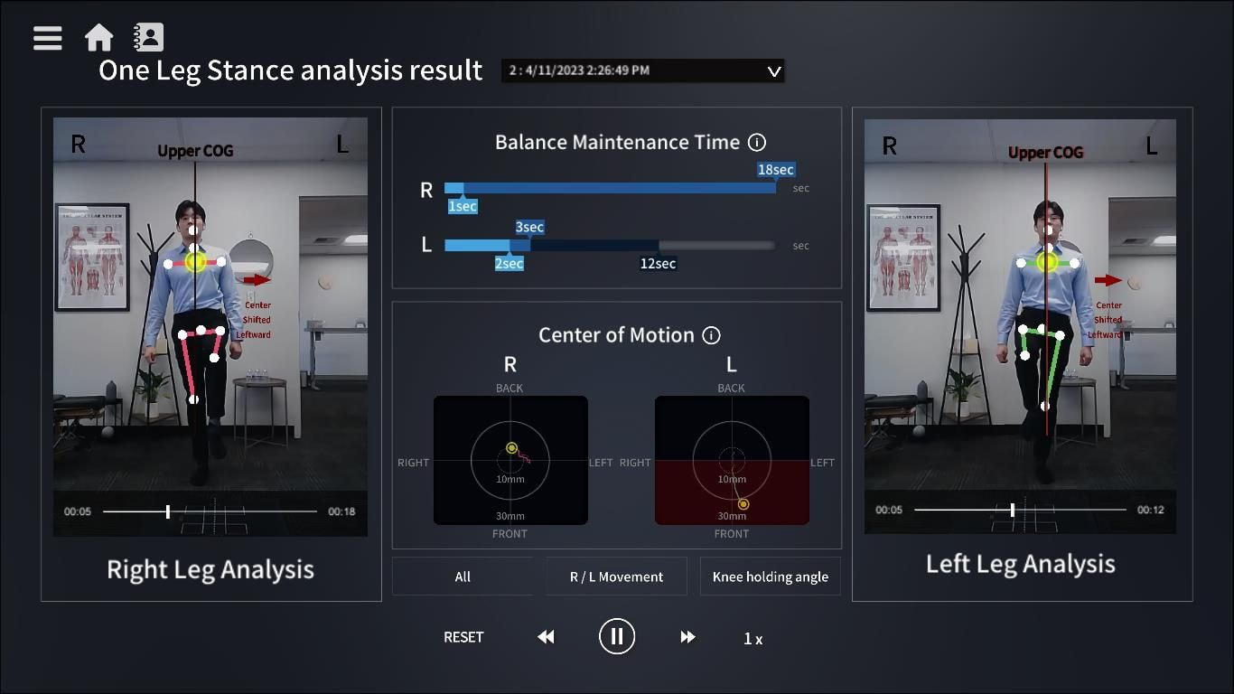 Moti Physio postural analysis