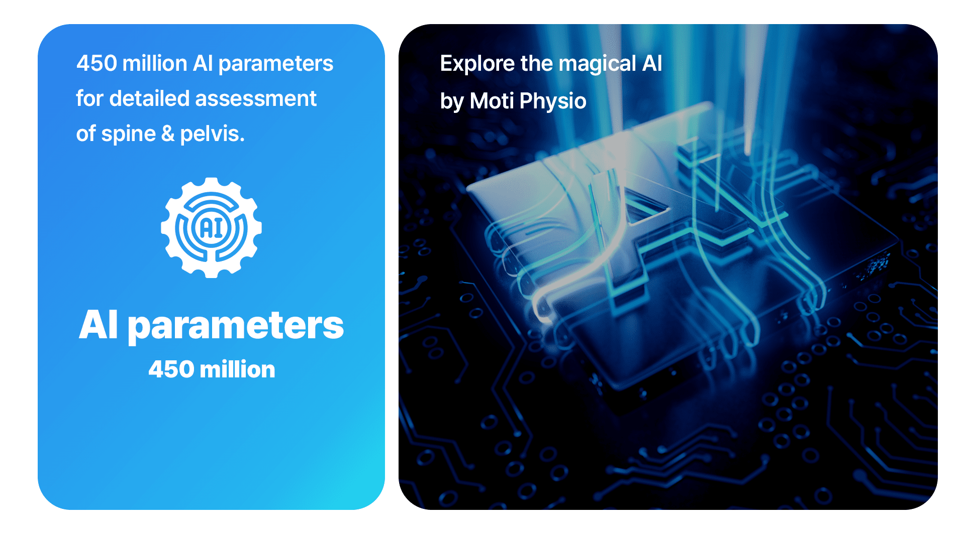 450 million AI parameters for spine and pelvis assessment