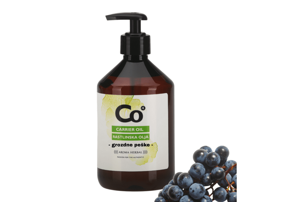 Olje grozdnih pešk – Vitis vinifera, 500 ml