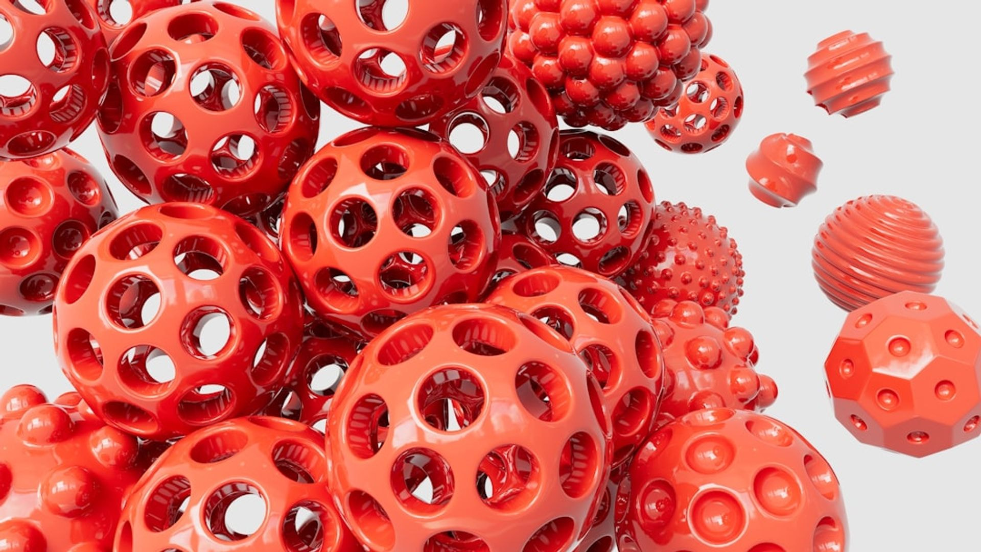 "Explore the intricate textures of red spheres showcasing Sovol SV08's CoreXY 3D printing precision and open-source innovation." "Explore the intricate textures of red spheres showcasing Sovol SV08's CoreXY 3D printing precision and open-source innovation."