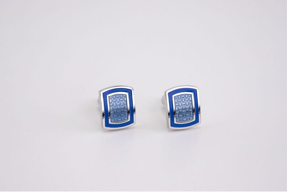 Light blue color cufflinks