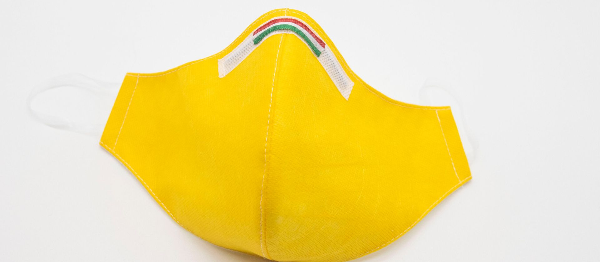 Mascherina Protettiva Fashion Lavabile gialla XL