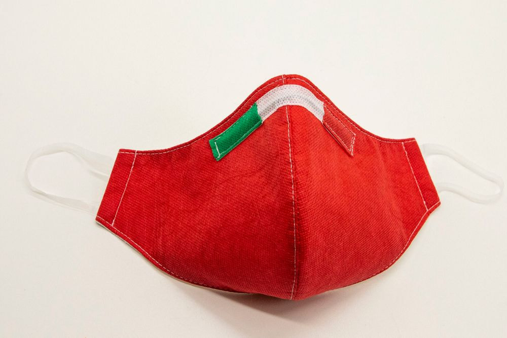 Mascherina Protettiva Fashion Lavabile rossa