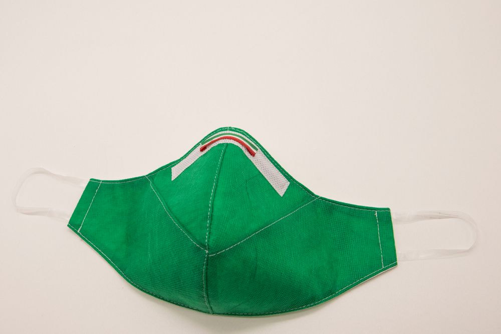 Mascherina Protettiva Fashion Lavabile Verde XL E