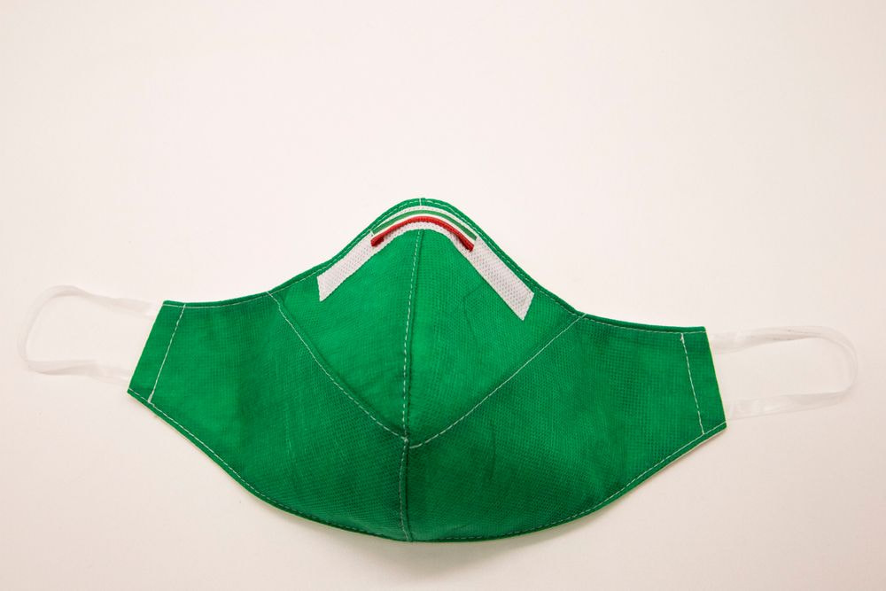 Mascherina Protettiva Fashion Lavabile Verde XL