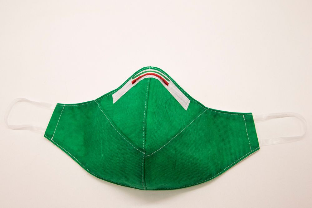 Mascherina Protettiva Fashion Lavabile Verde S E