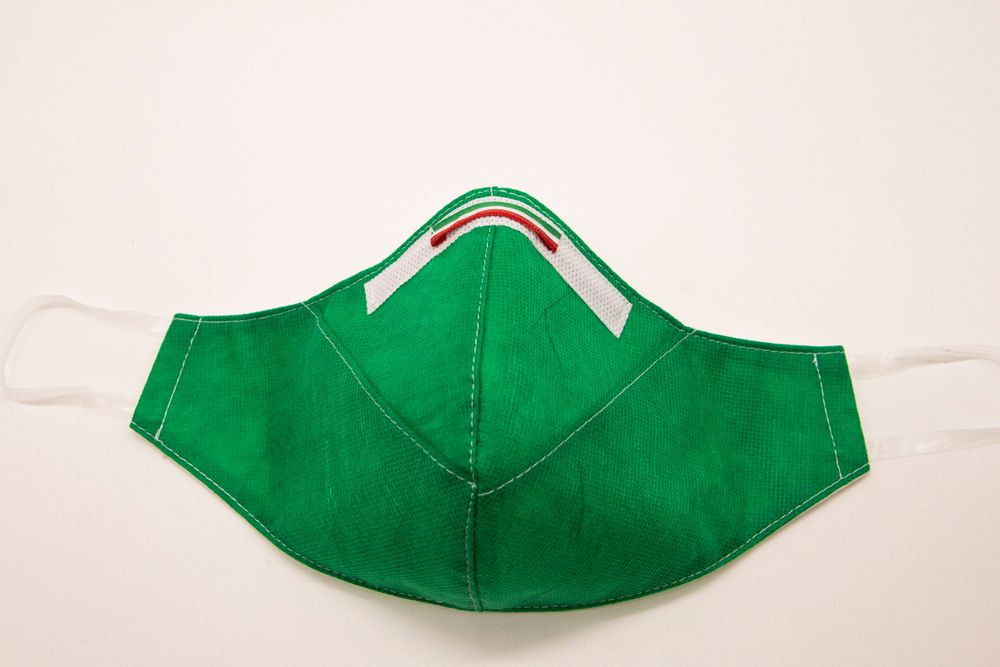 Mascherina Protettiva Fashion Lavabile Verde L E