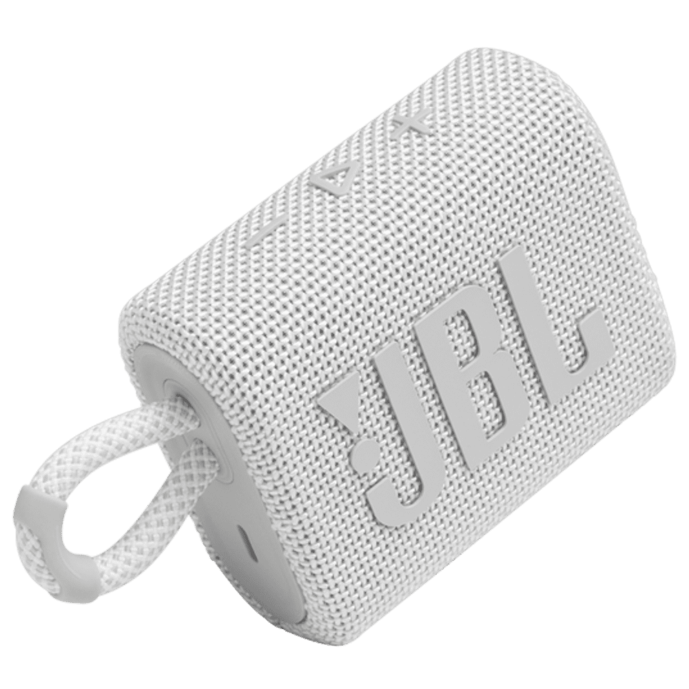 JBL GO 3 Bluetooth prenosni zvočnik, bel