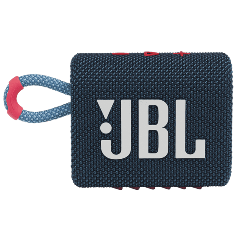 JBL GO 3 Bluetooth prenosni zvočnik, roza-moder JBL GO 3 Bluetooth prenosni zvočnik, roza-moder