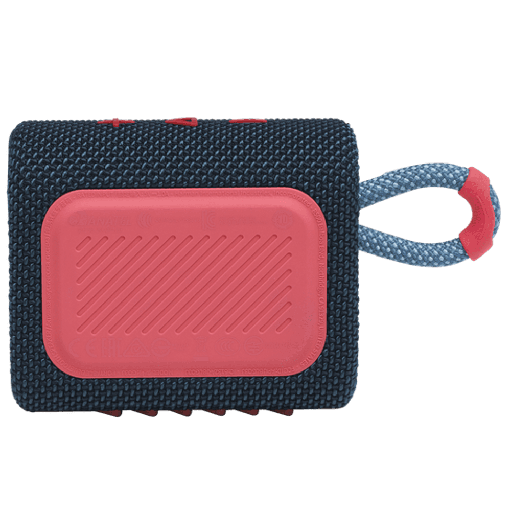 JBL GO 3 Bluetooth prenosni zvočnik, roza-moder JBL GO 3 Bluetooth prenosni zvočnik, roza-moder