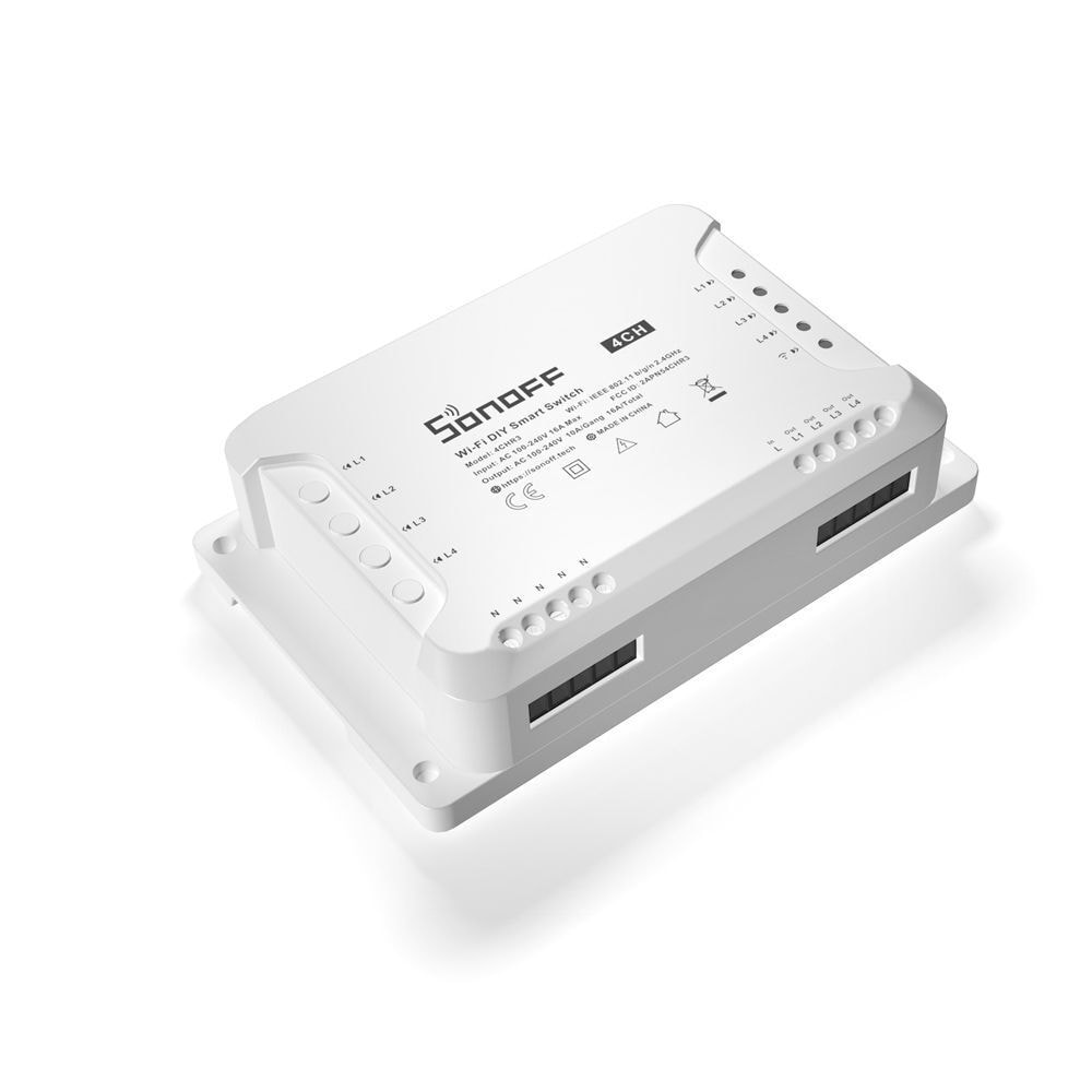 SONOFF pametno stikalo Wi-Fi stikalo 4-kanalni 4CHR3