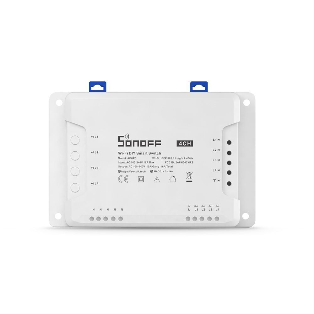 SONOFF pametno stikalo Wi-Fi stikalo 4-kanalni 4CHR3