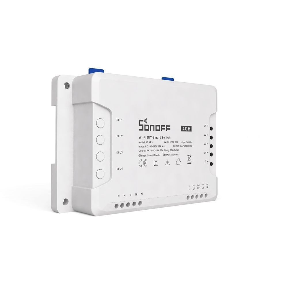 SONOFF pametno stikalo Wi-Fi stikalo 4-kanalni 4CHR3