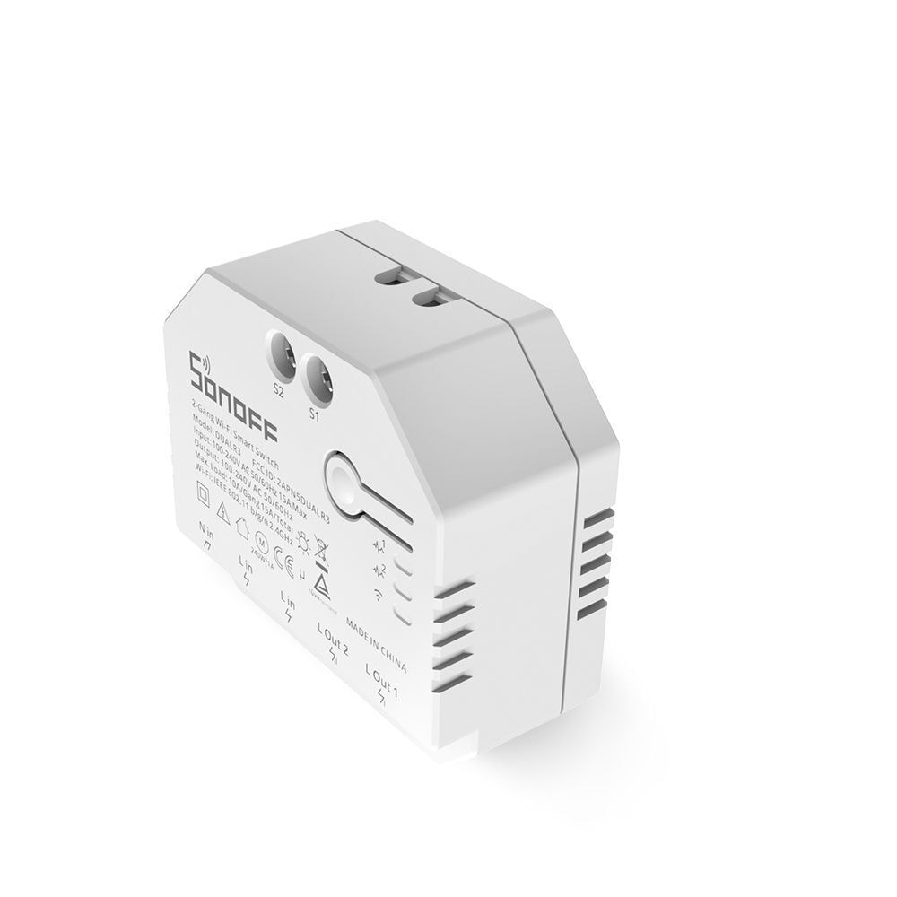 SONOFF pametno stikalo Wi-Fi 2-kanalni, nadzor motorja za rolete DUAL3
