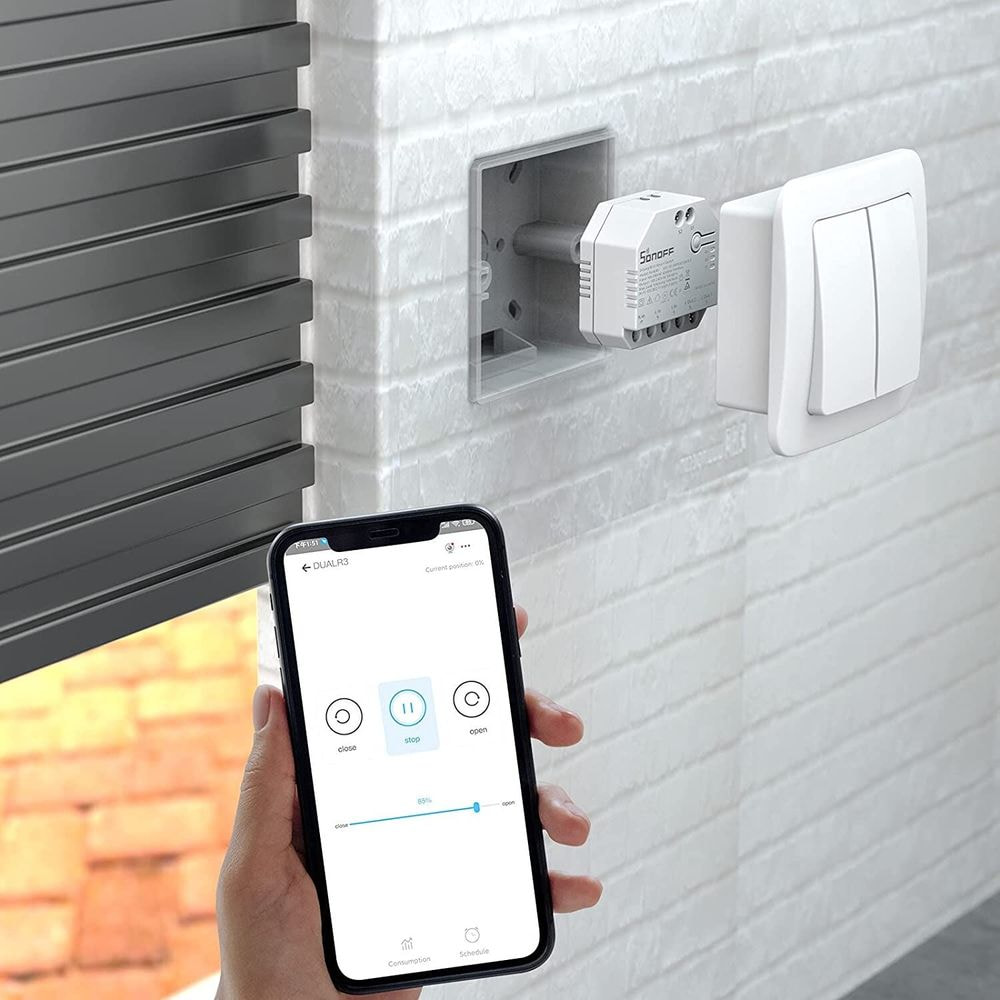 SONOFF pametno stikalo Wi-Fi 2-kanalni, nadzor motorja za rolete DUAL3