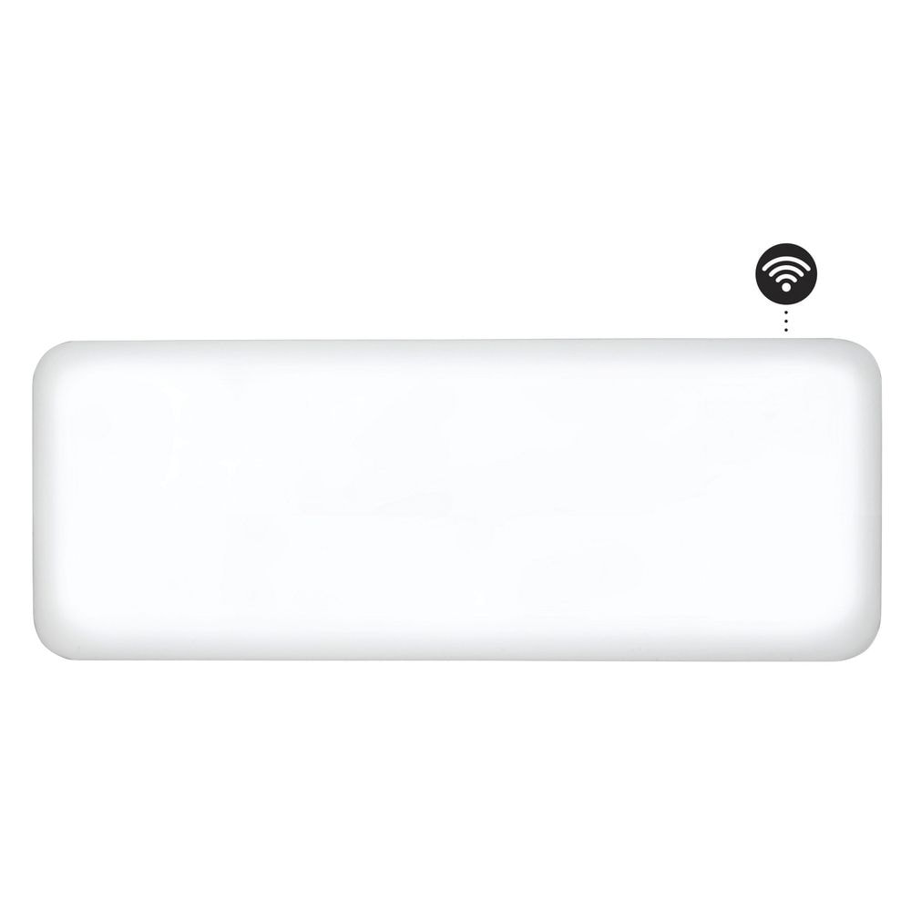 MILL panelni konvekcijski radiator Wi-Fi 2000W bel jeklo PA2000WIFI3