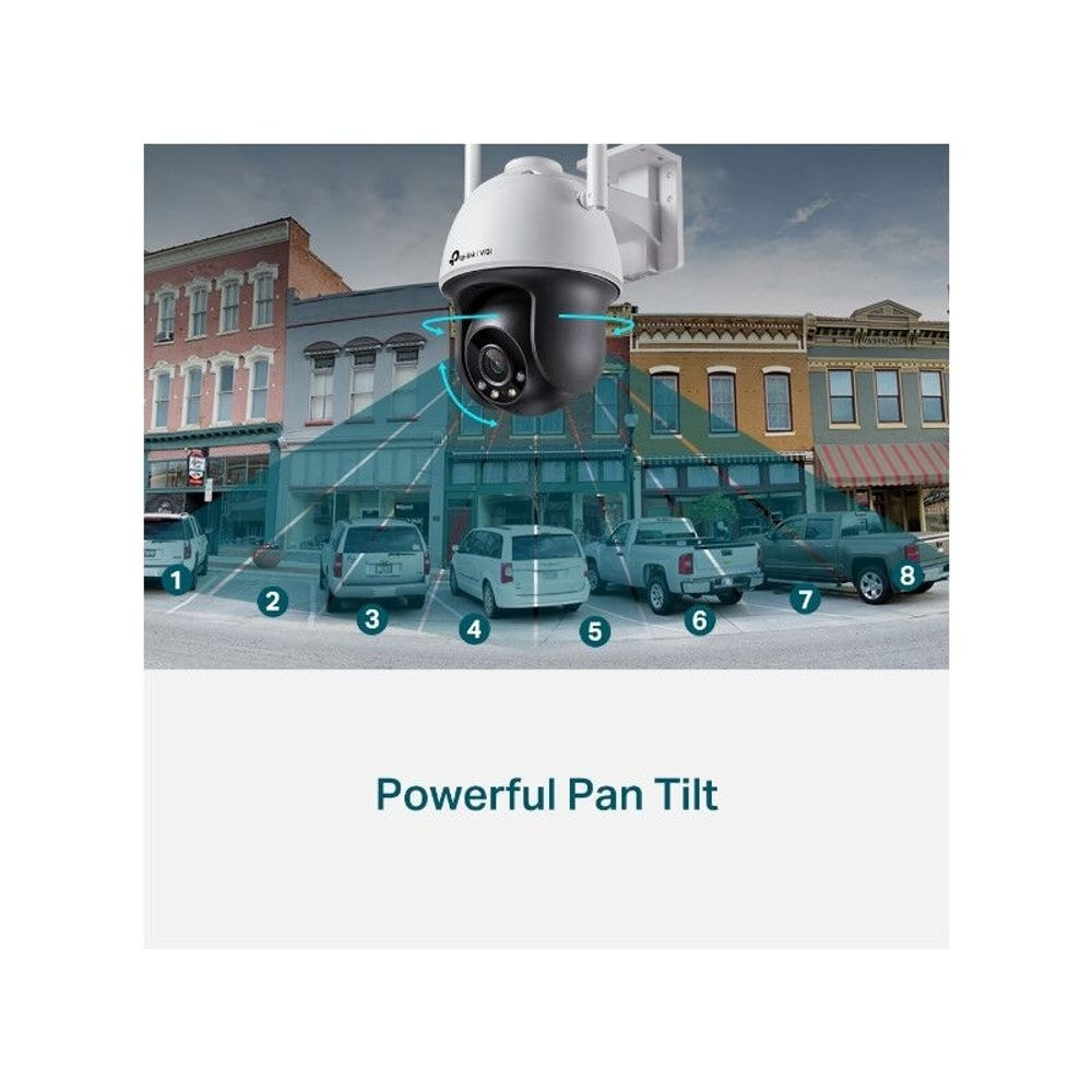 TP-LINK VIGI 4MP zunanja Full-Color Wi-Fi Pan Tilt mrežna kamera (do 2560X1440 H.265+ 30fps) TP-LINK VIGI 4MP zunanja Full-Color Wi-Fi Pan Tilt mrežna kamera (do 2560X1440 H.265+ 30fps)