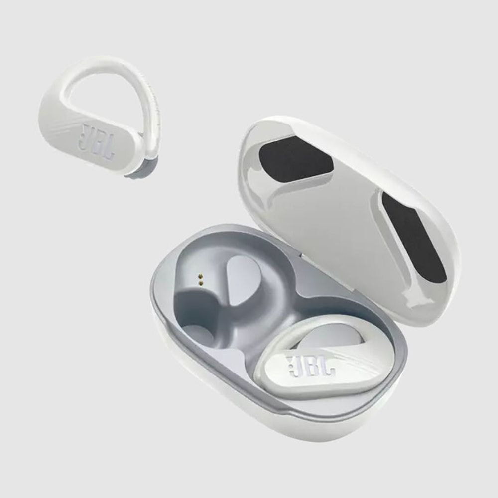 JBL Endurance Peak 3 brezžične slušalke z mikrofonom, bele