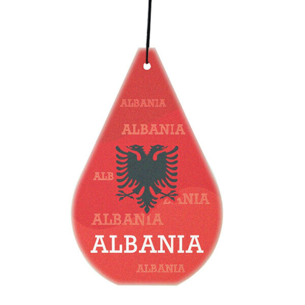 Autoduft Albanien Flagge