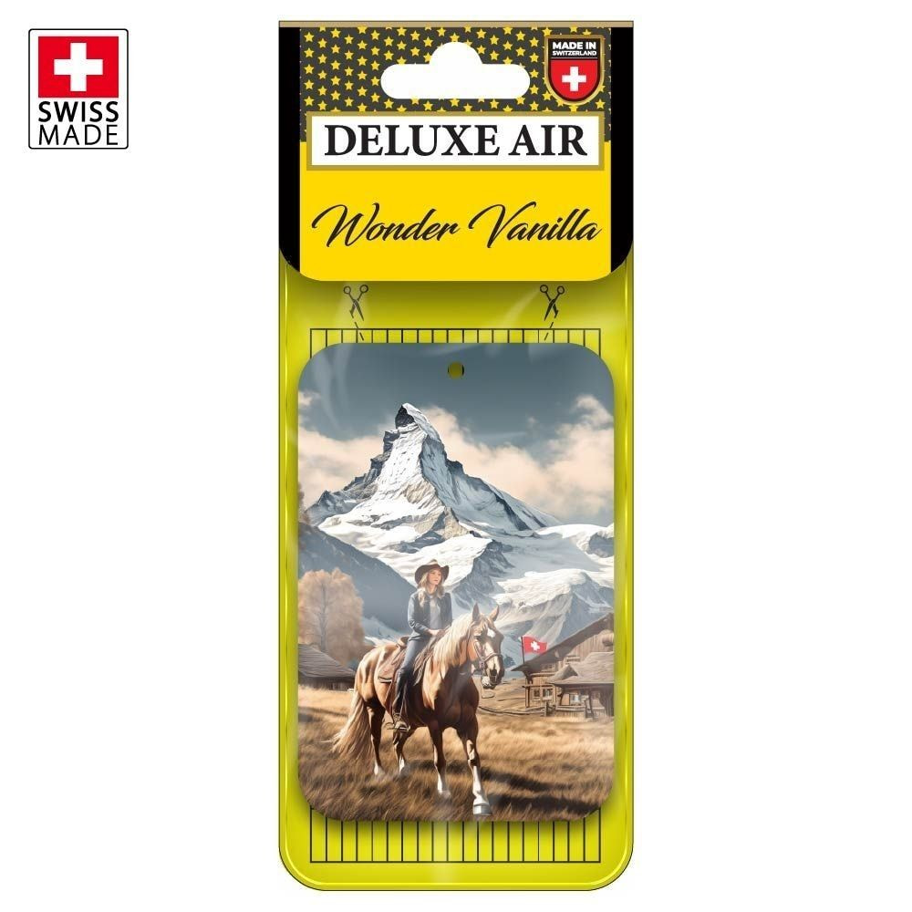 Parfum pour voiture Cyber Design Village Suisse dans les montagnes