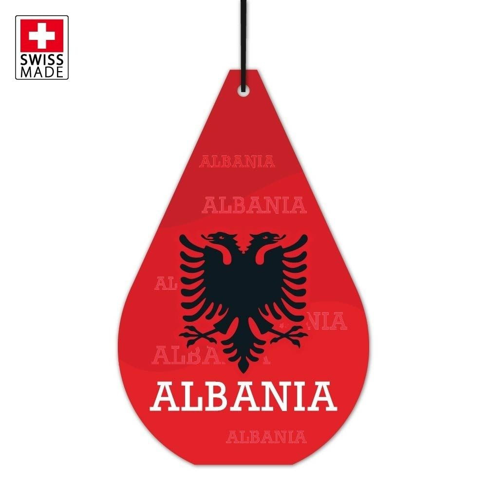 Autoduft Albanien Flagge