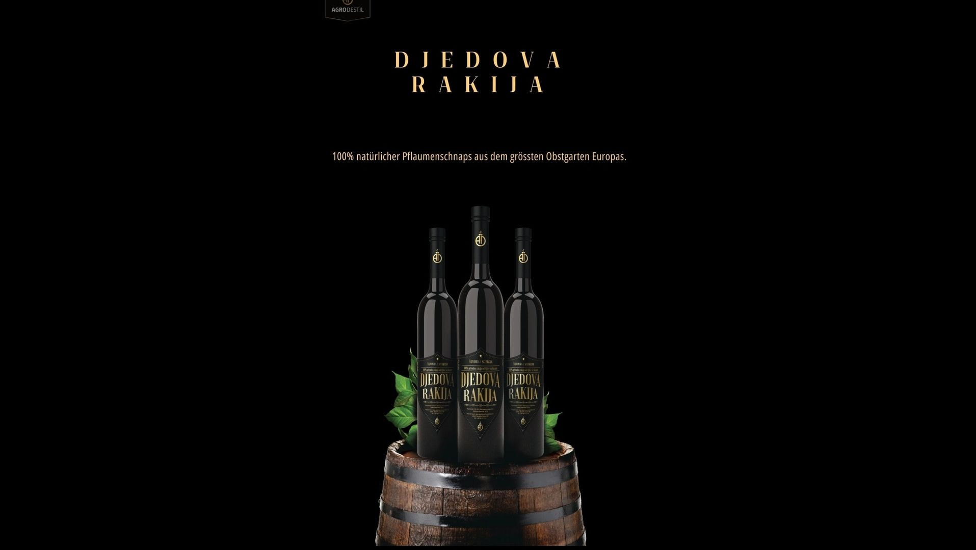 Premium Djedova Rakija: Authentic plum schnapps from Europe's largest orchard.