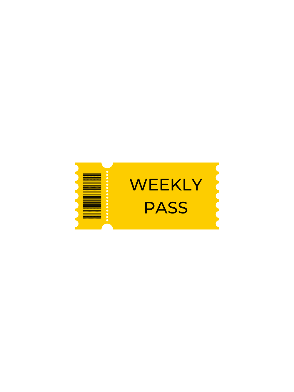 Weekly pass