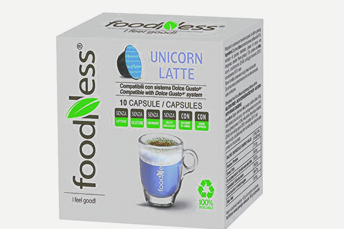 FOODNESS Unicorn latte in capsule (Dolce Gusto) 50pz
