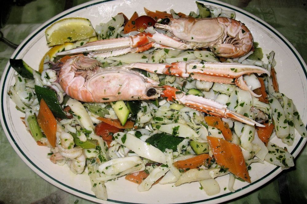 129 - Insalata Calamari e Scampi