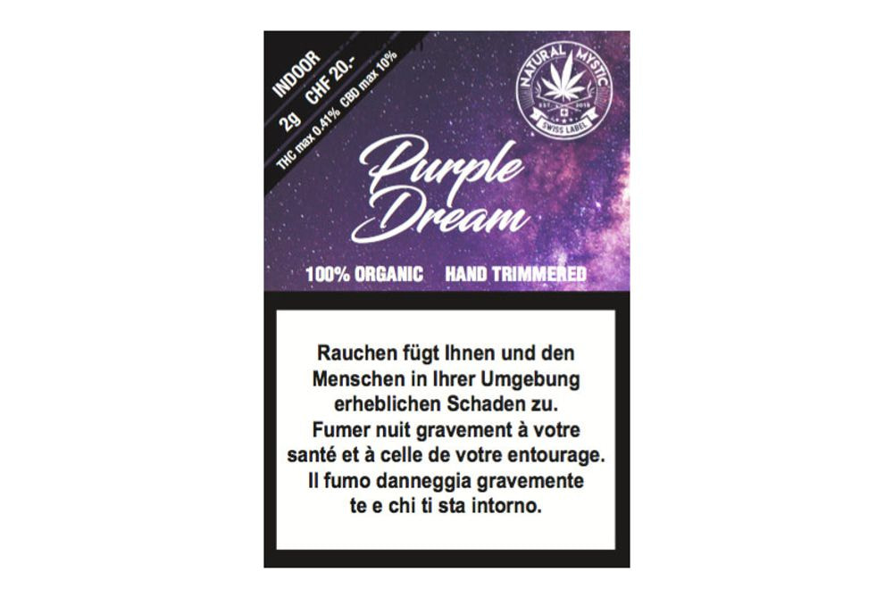 Purple Dream Premium Organic CBD 2g INDOOR