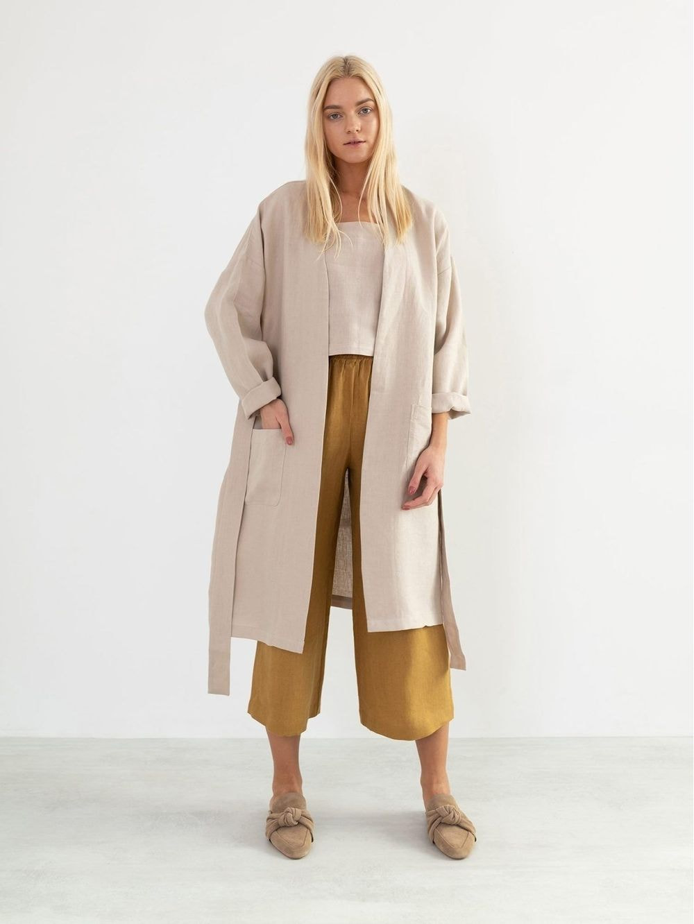 NORA Linen Coat