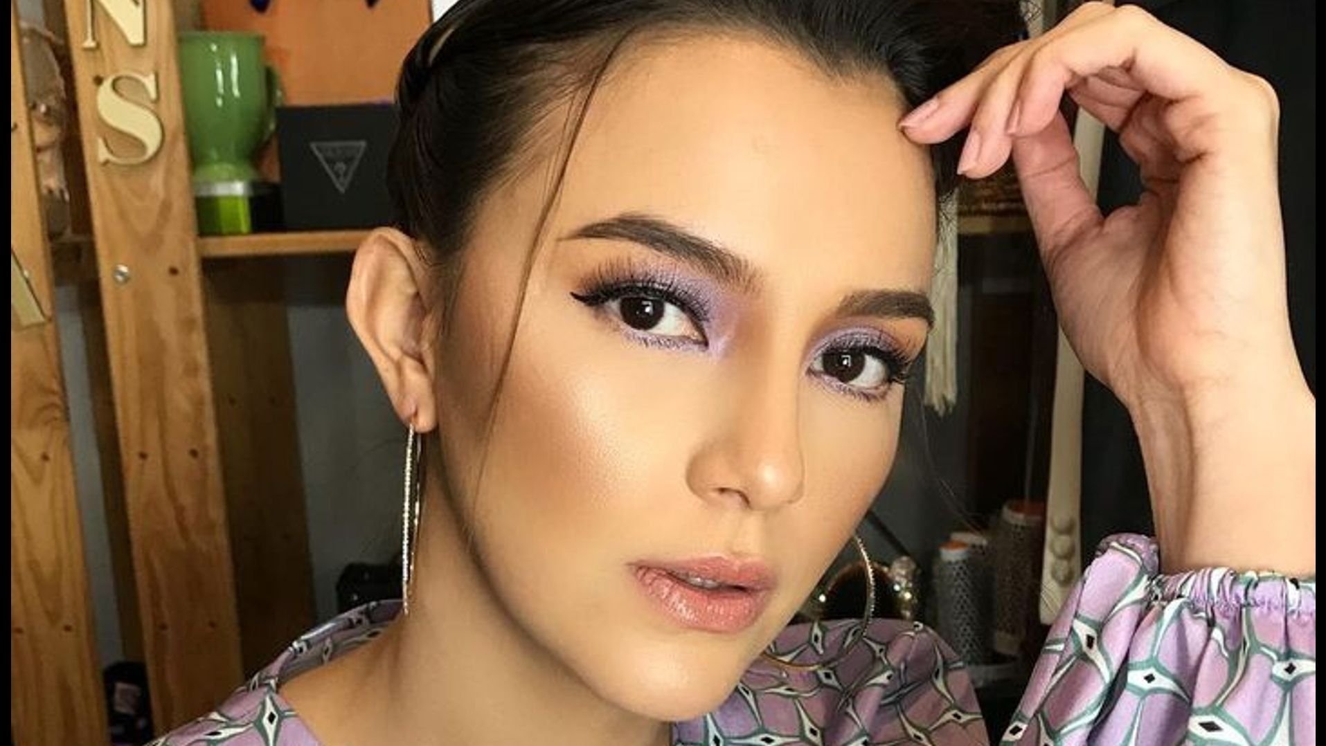 Juliana Evans makeup look by Leen Zakaria